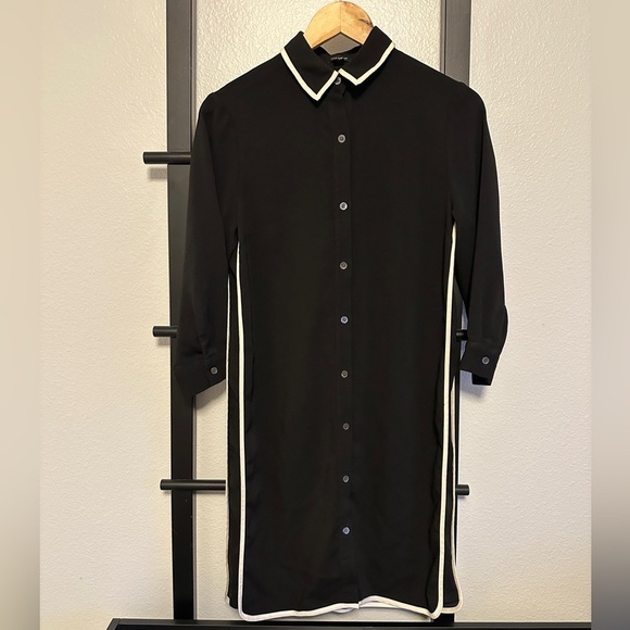 Ann Taylor Button Down Shirt Dress - Picture 2 of 7